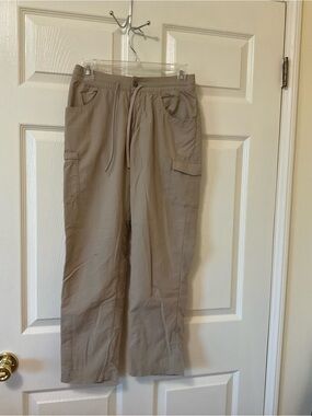 Columbia Tan Cargo Drawstring Pants